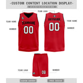 Custom Red City Edition Personalized Sports Uniform Authentic Basketball Jersey BBJ01-D06101-16